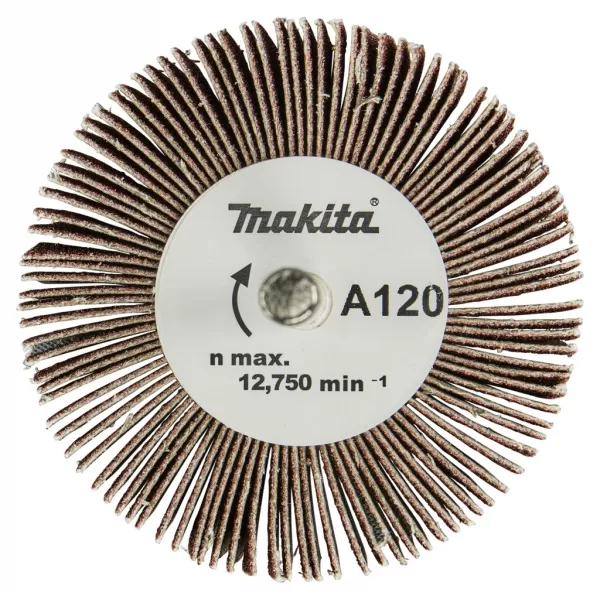 Kotouč stopkový lamelový 60x30x6mm A120 Oxid hlinitý Makita D-75281