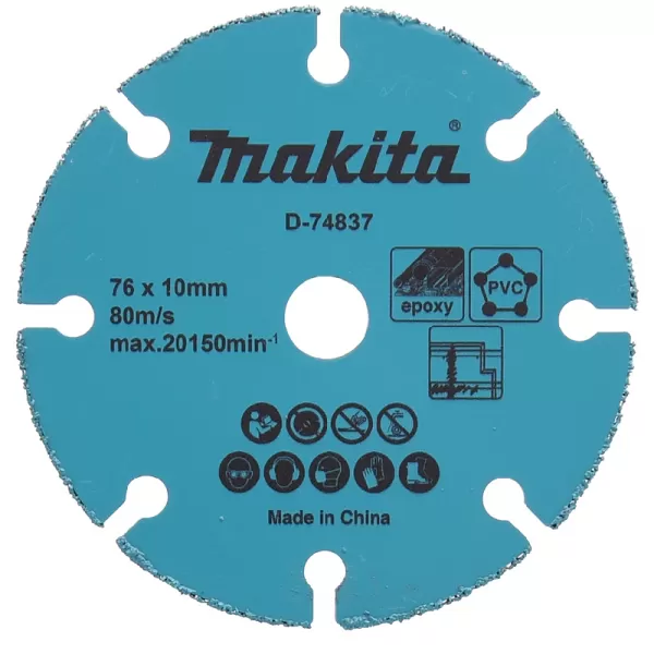 Kotouč řezný univerzál 76x1,7x10mm K40/50 pro DMC300 Makita D-74837