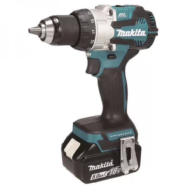 Aku bezuhlíkový příklepový šroubovák Li-ion LXT 18V/2x5,0Ah Makpac Makita DHP489RTJ