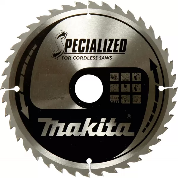 Kotouč pilový dřevo SPECIALIZED 165x1,6x20mm 40Z pro aku pily Makita B-32960