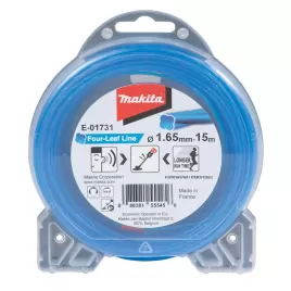 Struna nylonová speciální pro aku stroje 1,65mm, modrá, 15m Makita E-01731