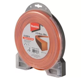 Struna nylonová Plus 2,4mm, 69m, oranžová, hranatá Makita E-02814