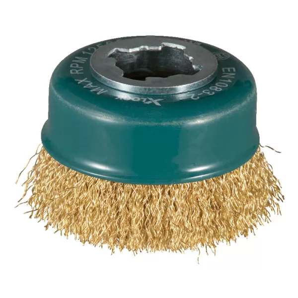 Miskovitý kartáč z mědi, vlnitý drát X‐LOCK 75mm Makita D‐73433