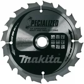 Kotouč pilový dřevo SPECIALIZED se zapuštěnými zuby 165x2x20mm 16Z Makita B-33037