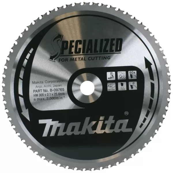 Kotouč pilový ocel SPECIALIZED 305x2,1x25,4mm 60Z Makita B-33439