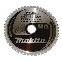 Kotouč pilový ocel SPECIALIZED 136x1,4x20mm 50Z Makita B-33641