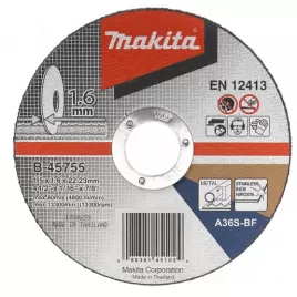 Kotouč řezný nerez 115x1,6x22mm Makita B-45755