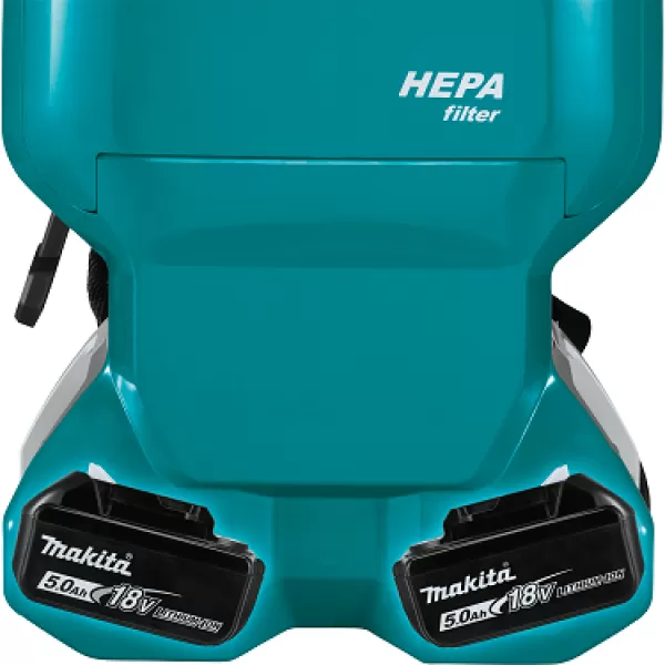 Aku zádový vysavač s AWS 2x18V bez aku Makita DVC665ZU
