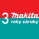 Prodloužená záruka Makita na 3 roky (registrace zboží do 4 týdnů)